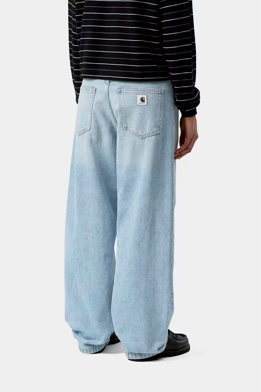 CARHARTT WIP - BRANDON PANT - BLUE HEAVY WORN BLEACHED