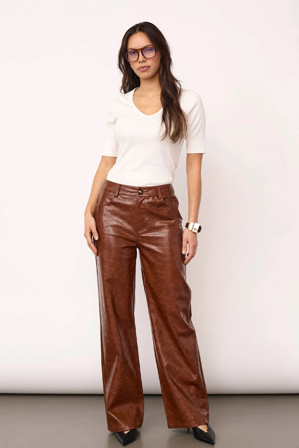 CO´COUTURE - RICHACC PANT - COGNAC