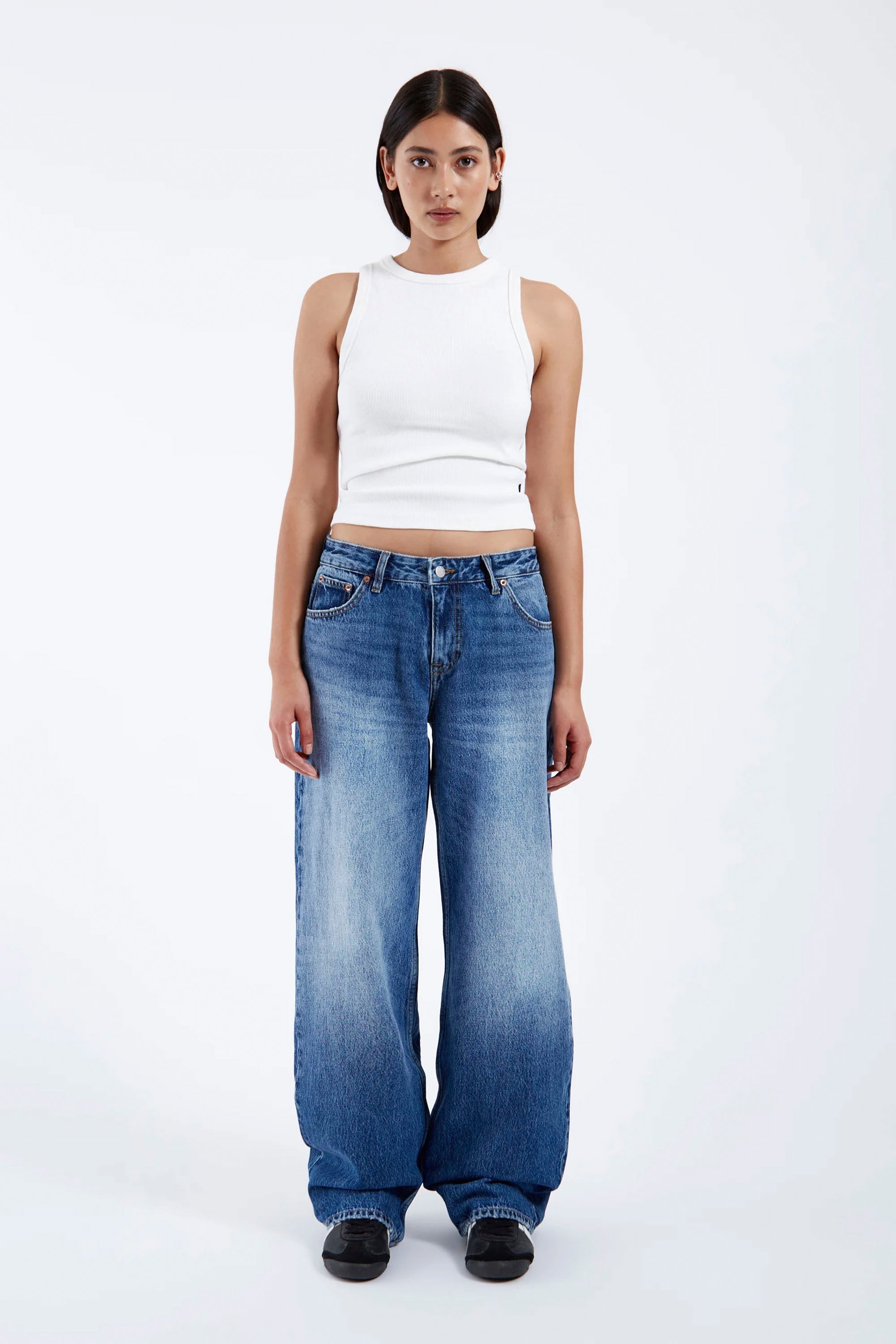 DR. DENIM - HILL PANT - STREAM MID FADE