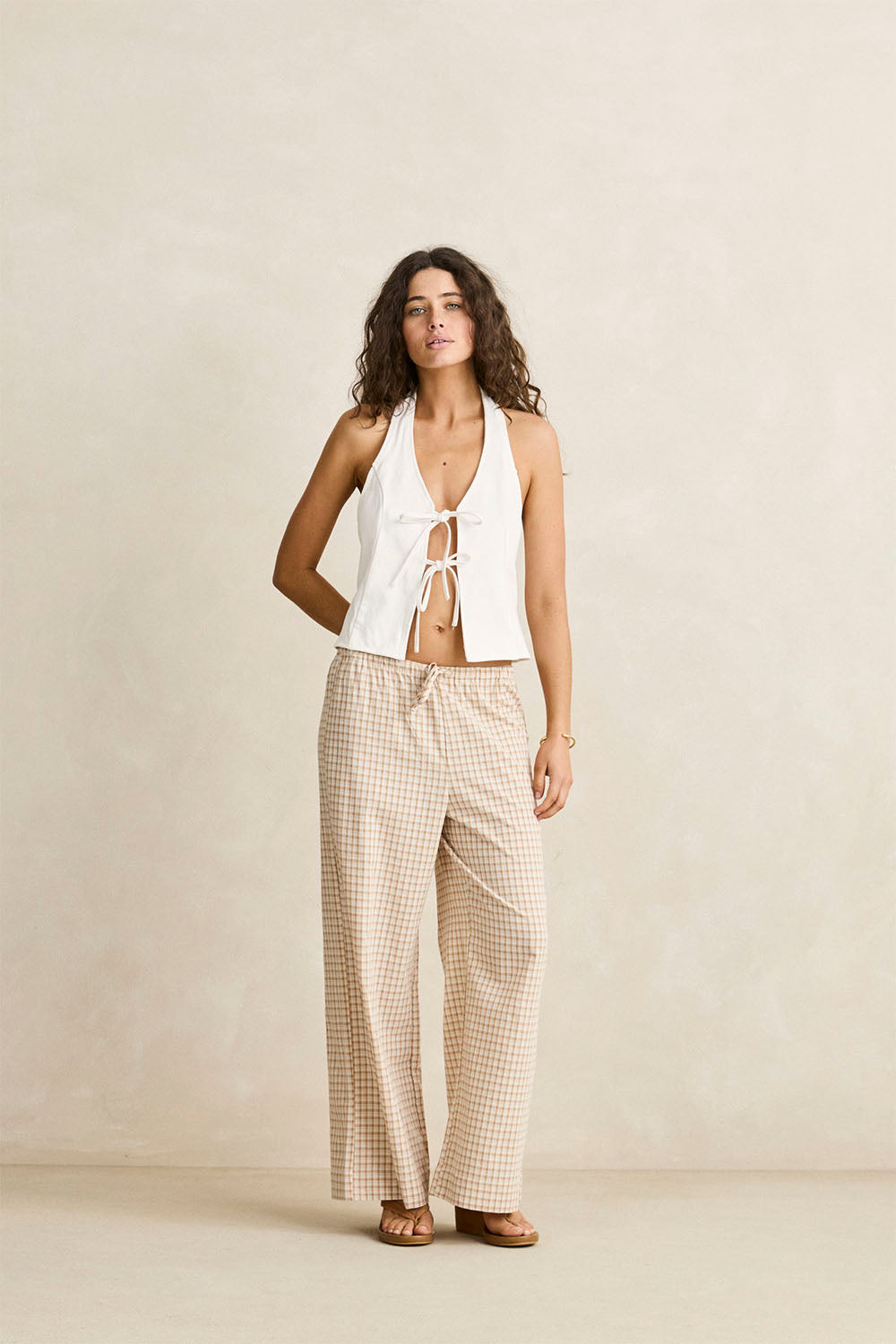 RHYTHM - LONDON CHECK BEACH PANT