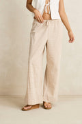 RHYTHM - LONDON CHECK BEACH PANT