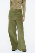WILD PONY - GREEN CORD PANT