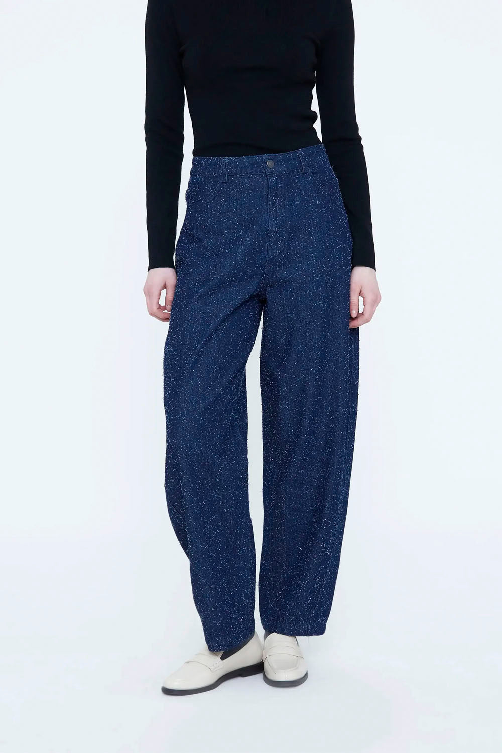 WILD PONY - TEXTURED DENIM PANT