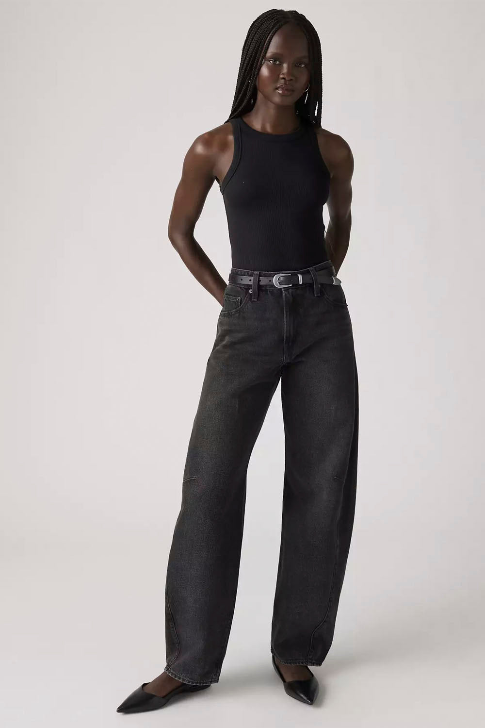 LEVIS - BAGGY DAD BARREL PANT - REBEL EDGE
