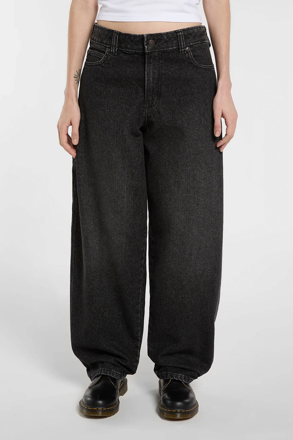 DICKIES - 957 LOOSE TAPERED WORK JEAN - BLACK WASH