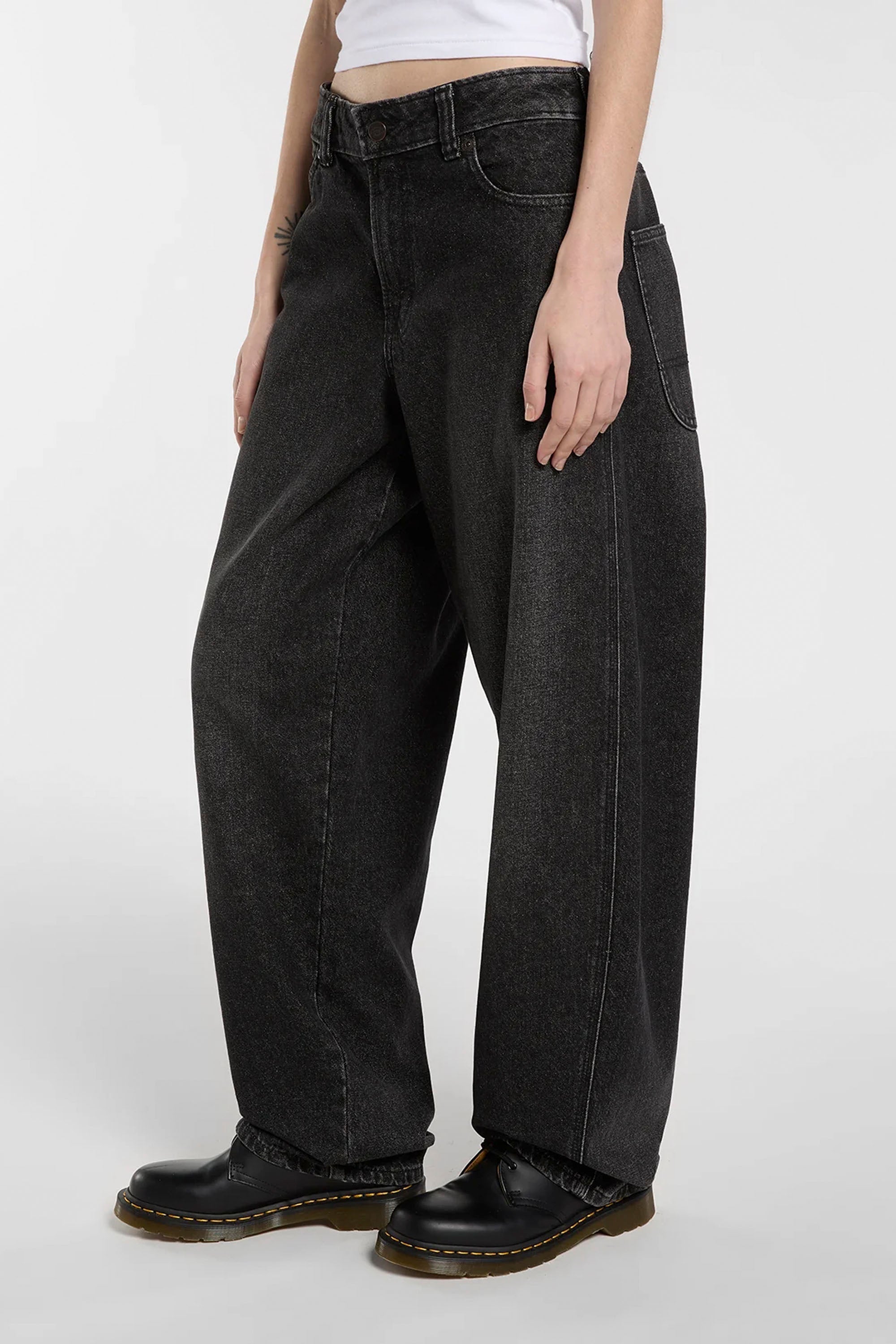 DICKIES - 957 LOOSE TAPERED WORK JEAN - BLACK WASH