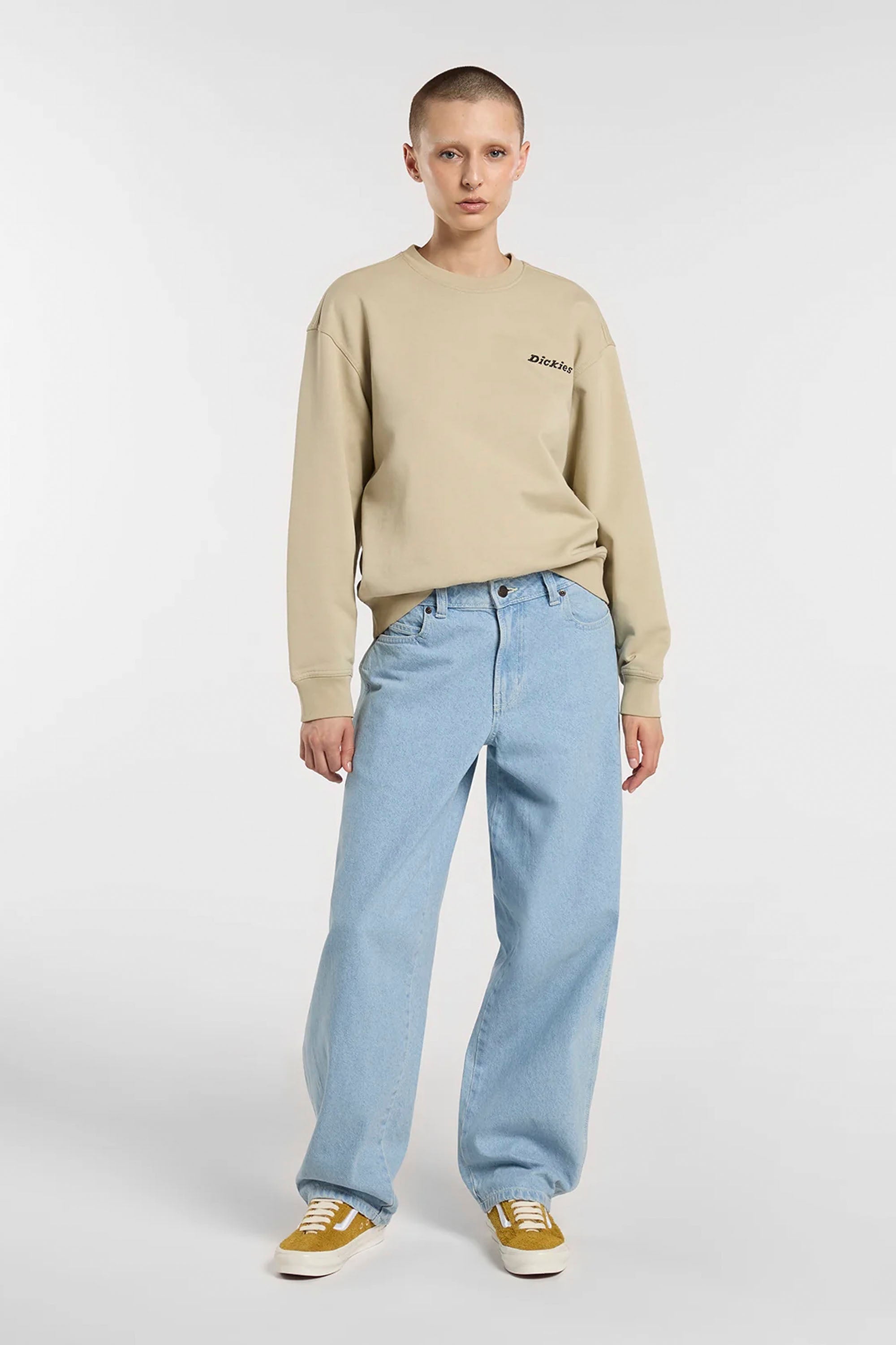 DICKIES - 957 LOOSE TAPERED WORK JEAN - VINTAGE AGED BLUE