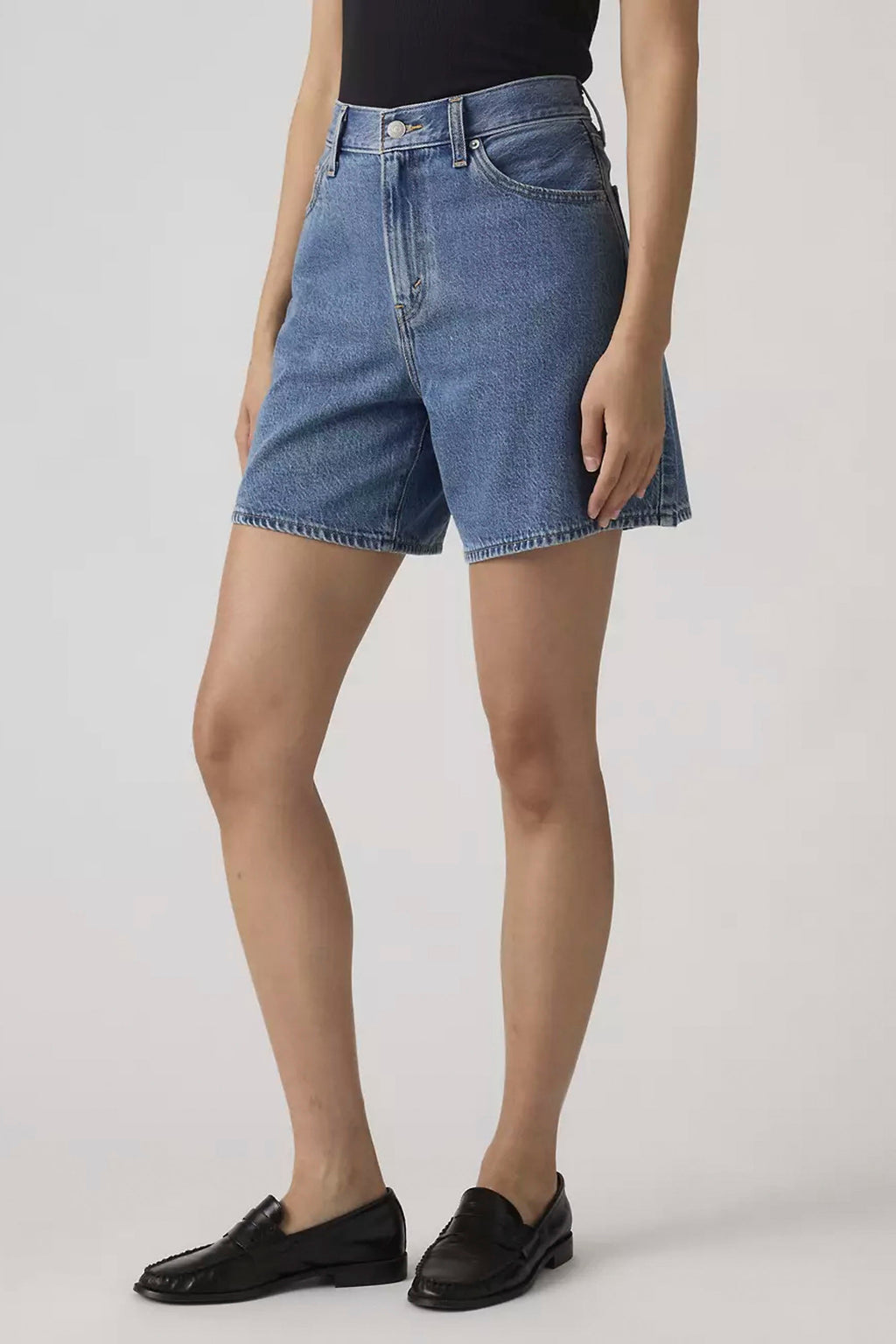 LEVIS - HIGH BAGGY SHORT - OWN IT TENCEL