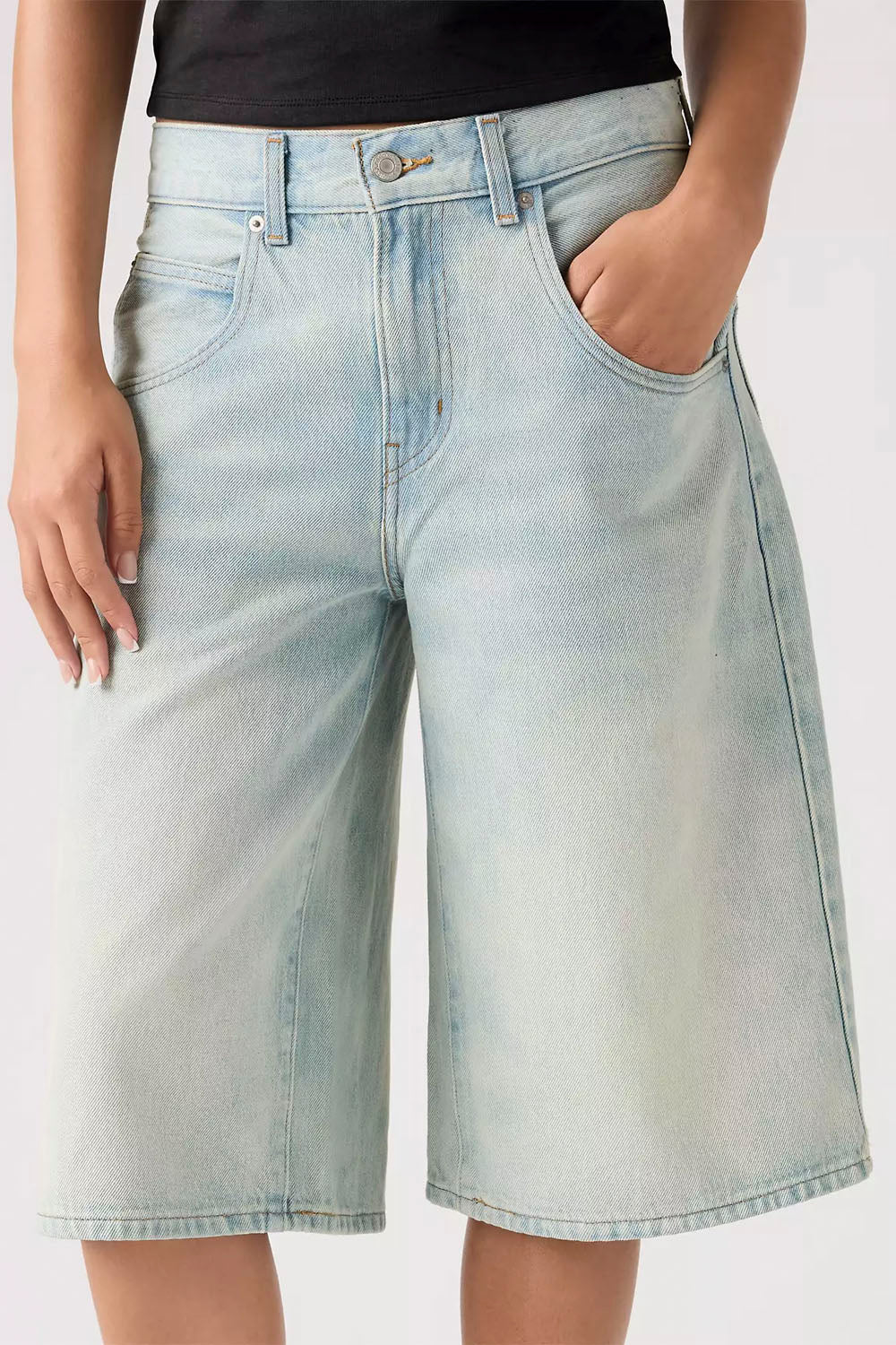 LEVIS - SUPER BAGGY JORT - CIELITO LINDO