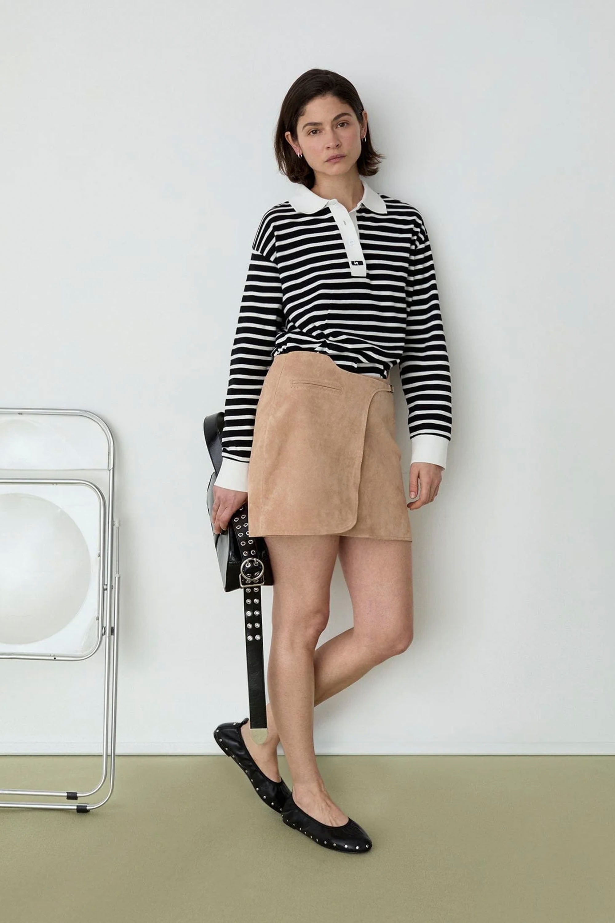 LAAGAM - DUSE STRIPED LONGSLEEVE POLO