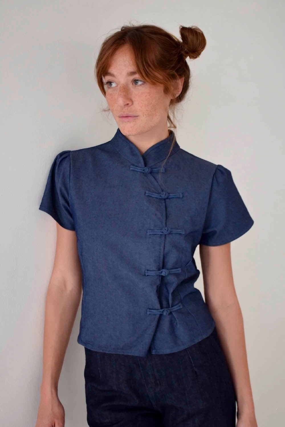 MIND TRAVELER BCN - LUCY DENIM BLOUSE