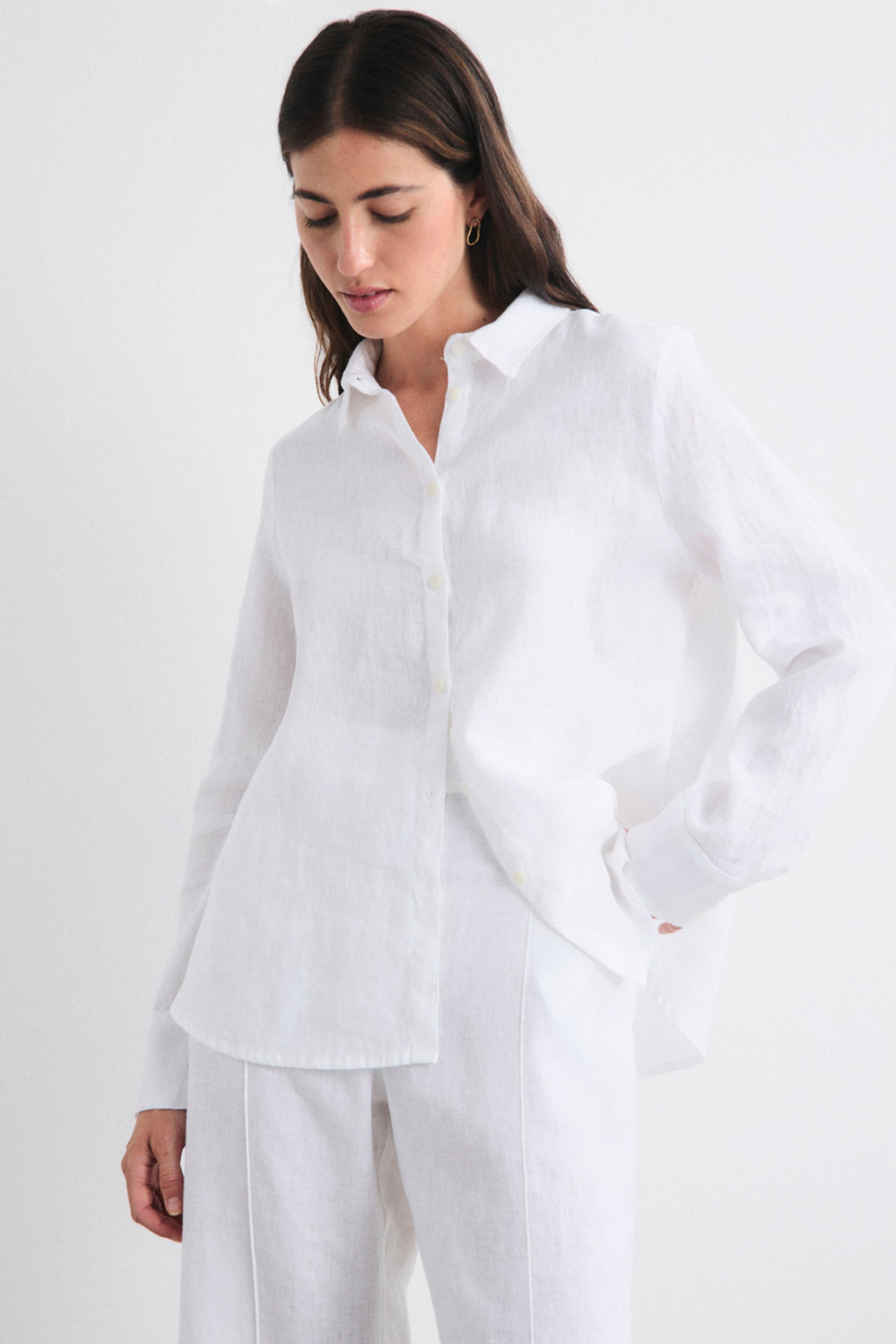 MUS & BOMBON - AURORA SHIRT - BLANCO