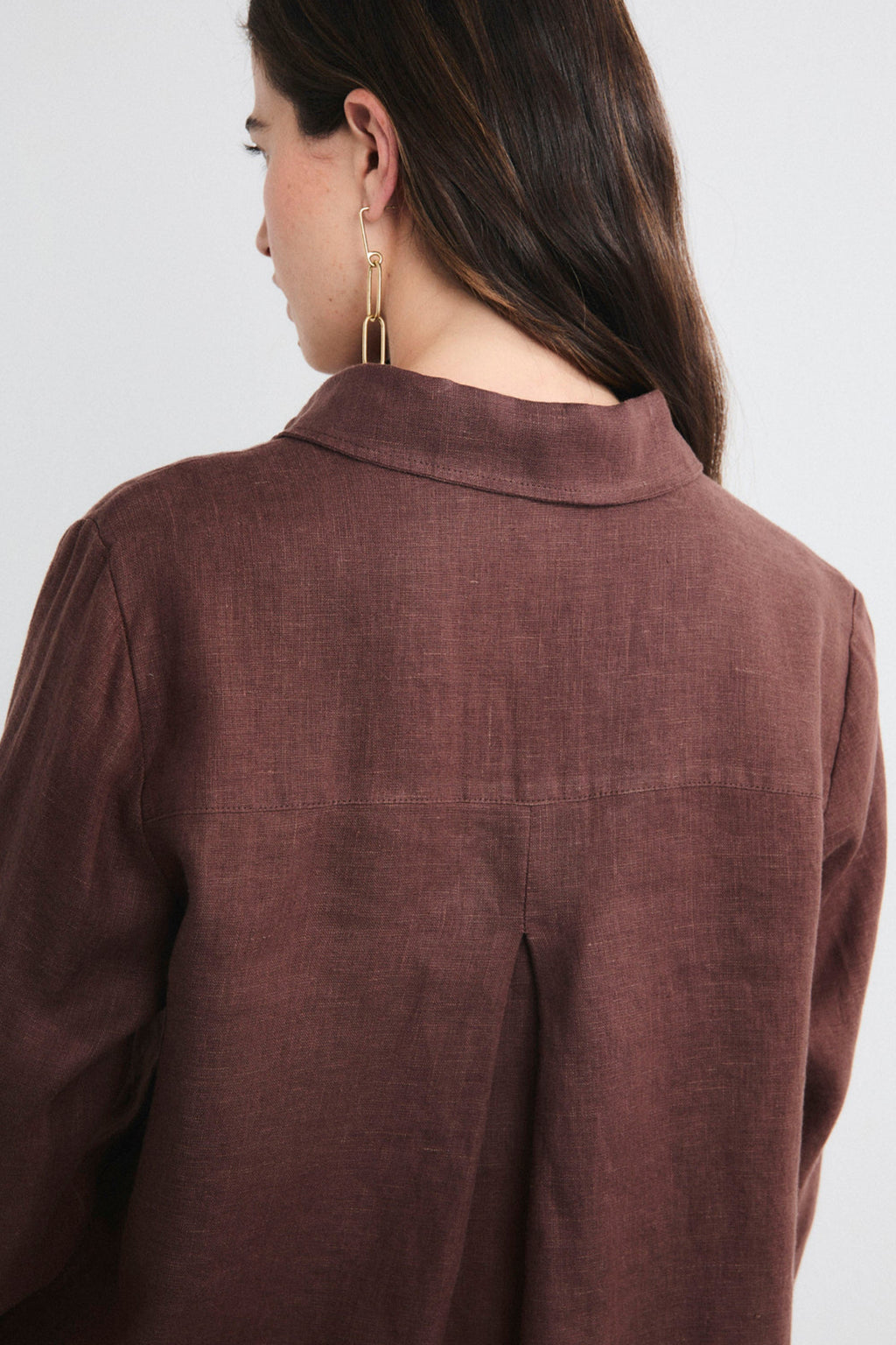 MUS & BOMBON - AURORA SHIRT - MARRON