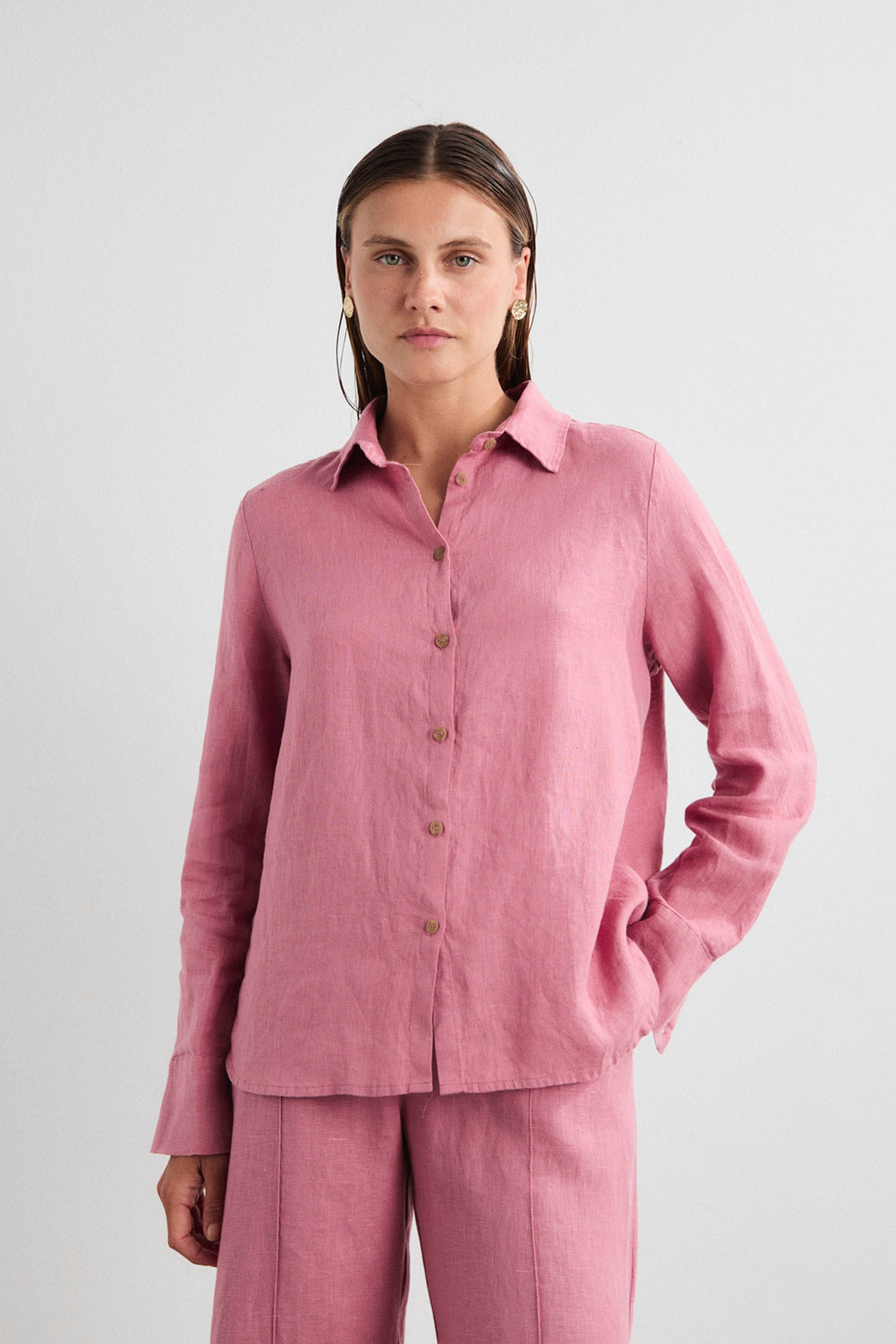 MUS & BOMBON - AURORA SHIRT - ROSA