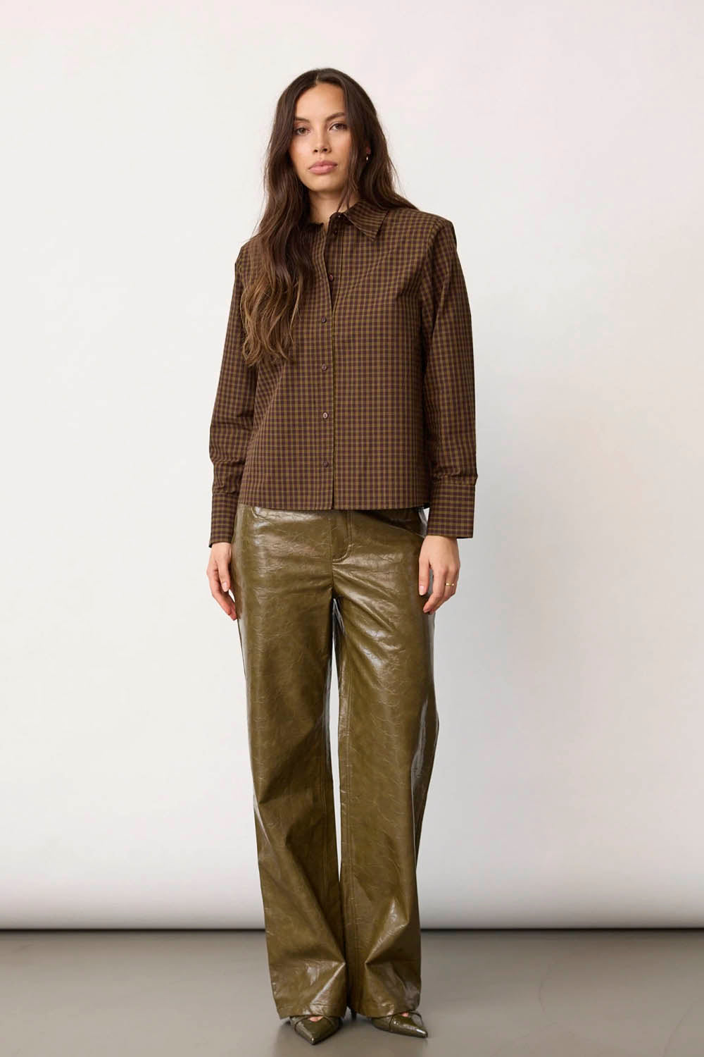 CO´COUTURE - TEFFACC PADDED CHECK SHIRT