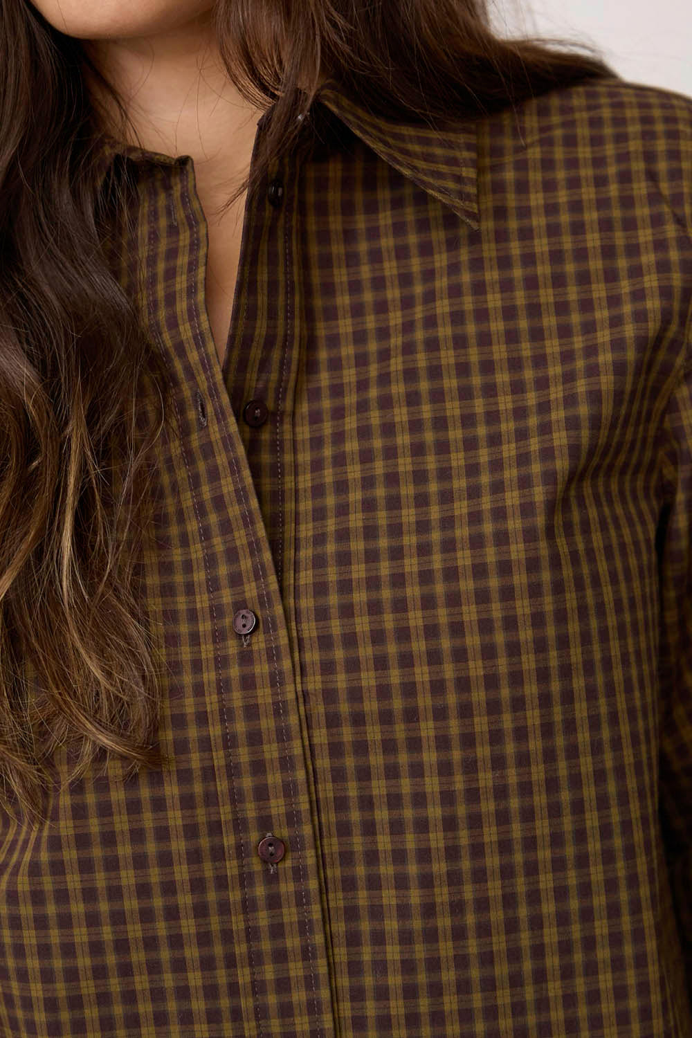 CO´COUTURE - TEFFACC PADDED CHECK SHIRT