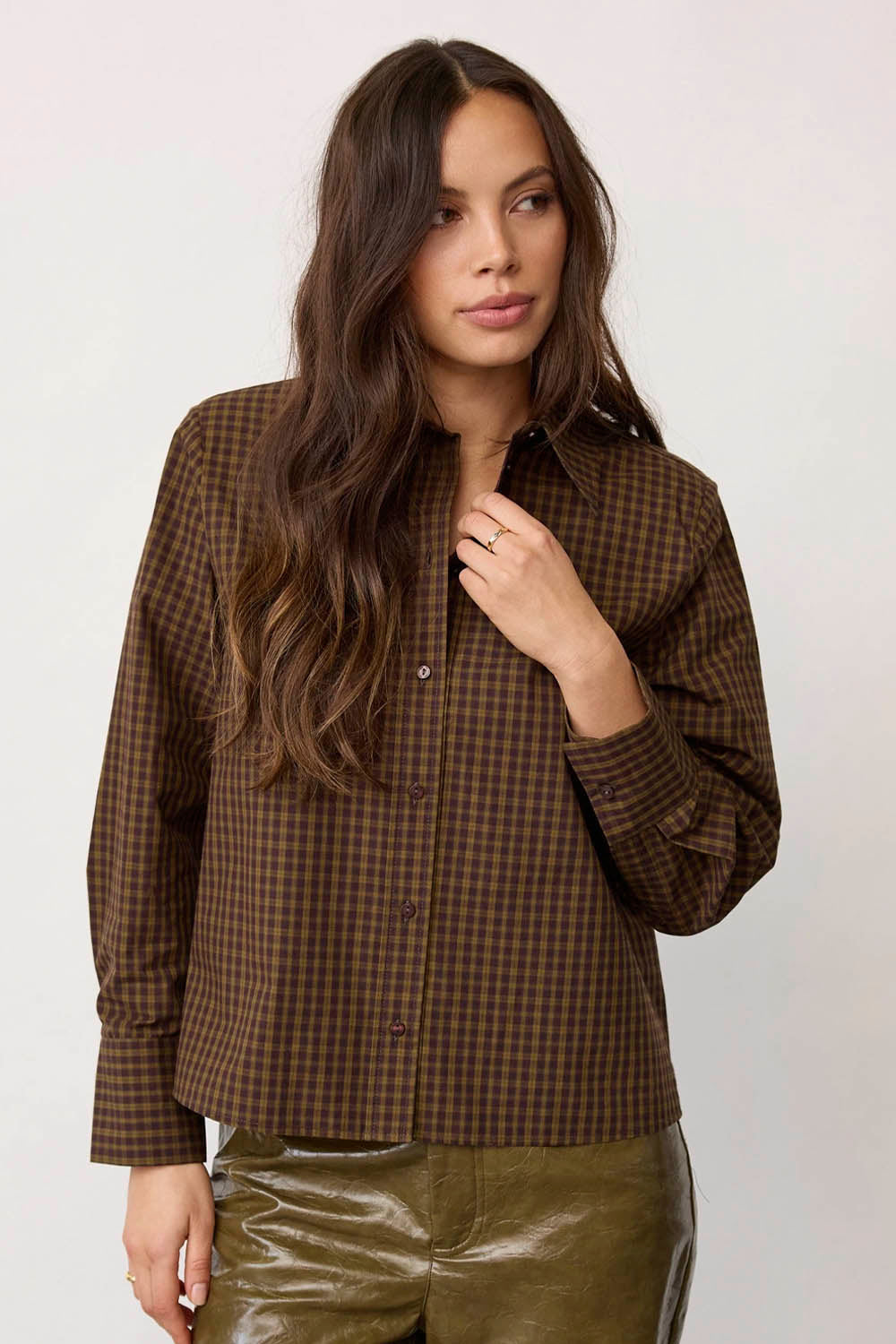 CO´COUTURE - TEFFACC PADDED CHECK SHIRT
