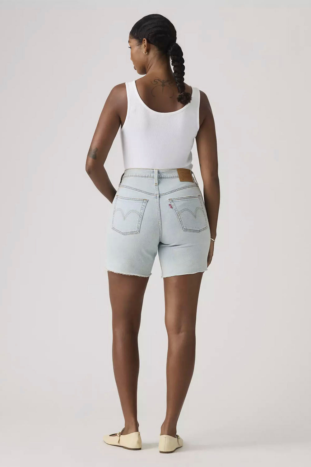 LEVIS - 501 MID THIGH SHORT - GIFTED BACK