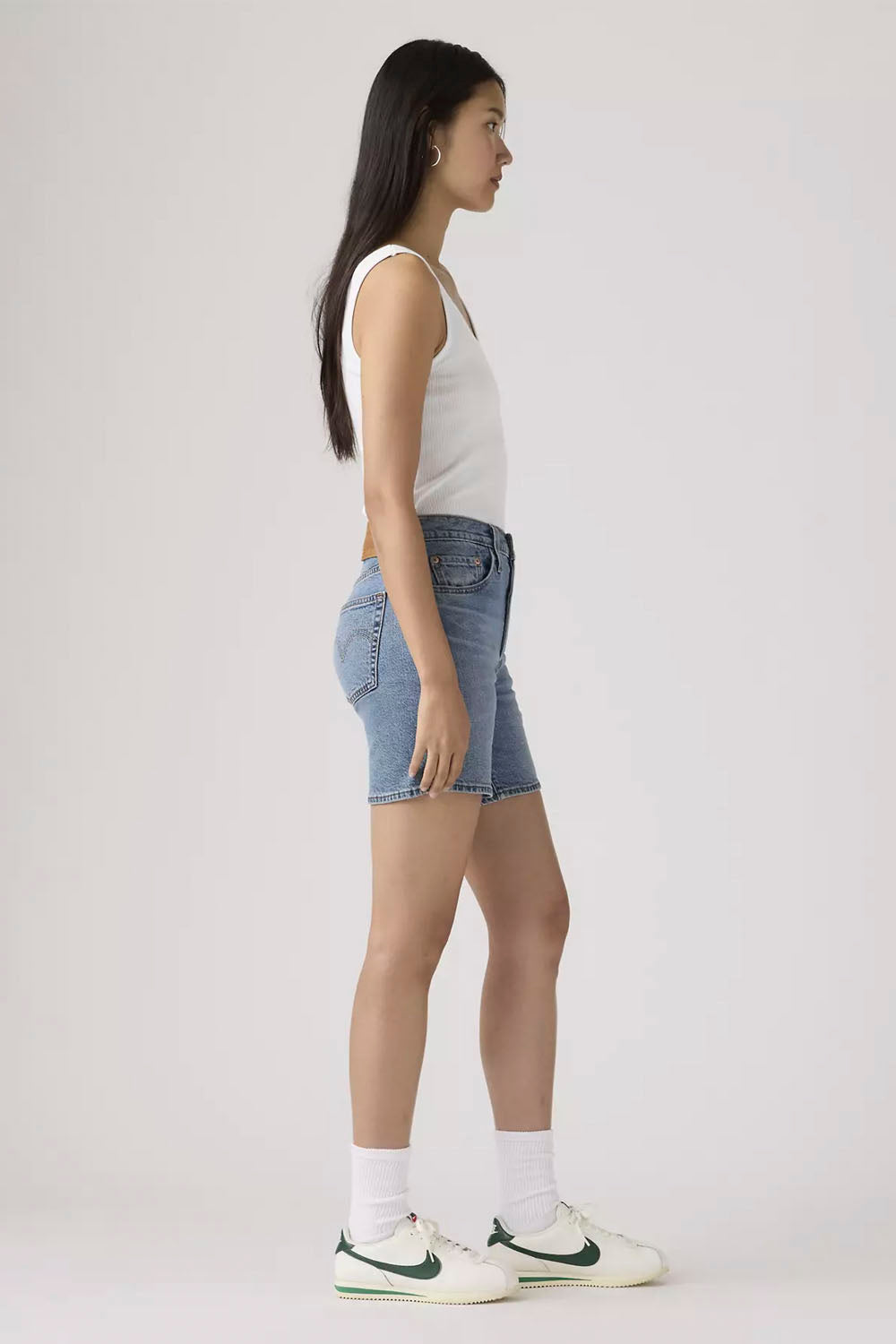 LEVIS - 501 MID THIGH SHORT - LW PEN RING