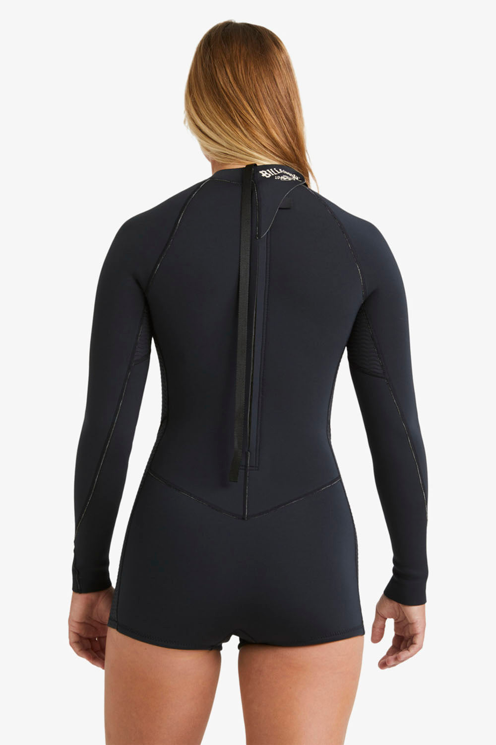 BILLABONG - SPRING FEVER NATURAL - 2/2MM - BACK ZIP - BLACK - WOMAN