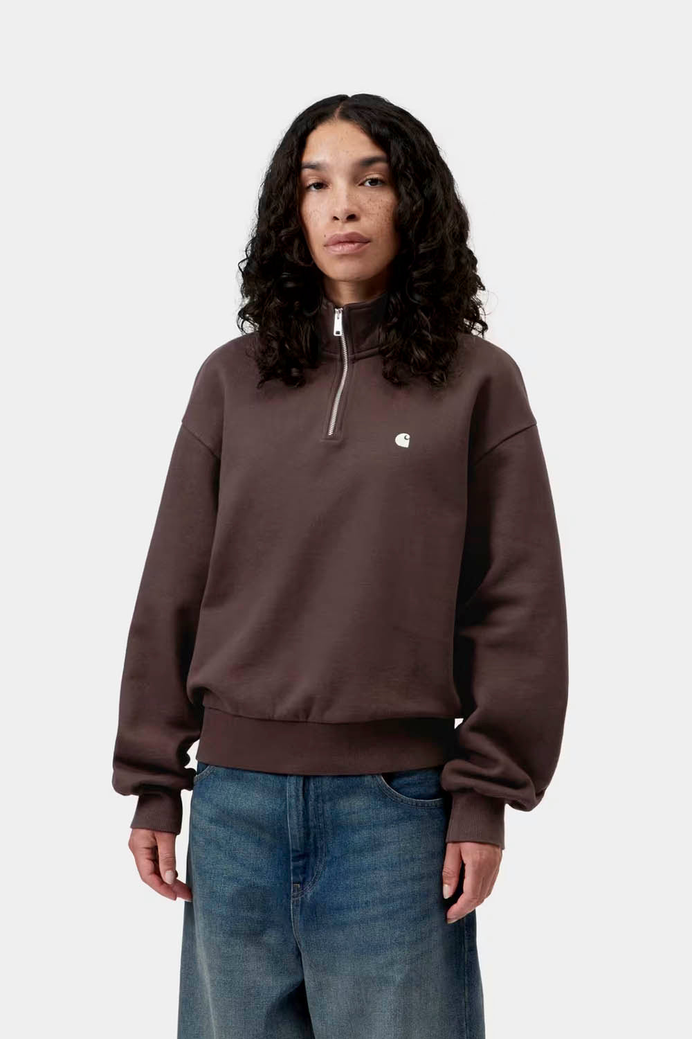 CARHARTT WIP - CASEY HIGH NECK SWEAT - PALISANDER