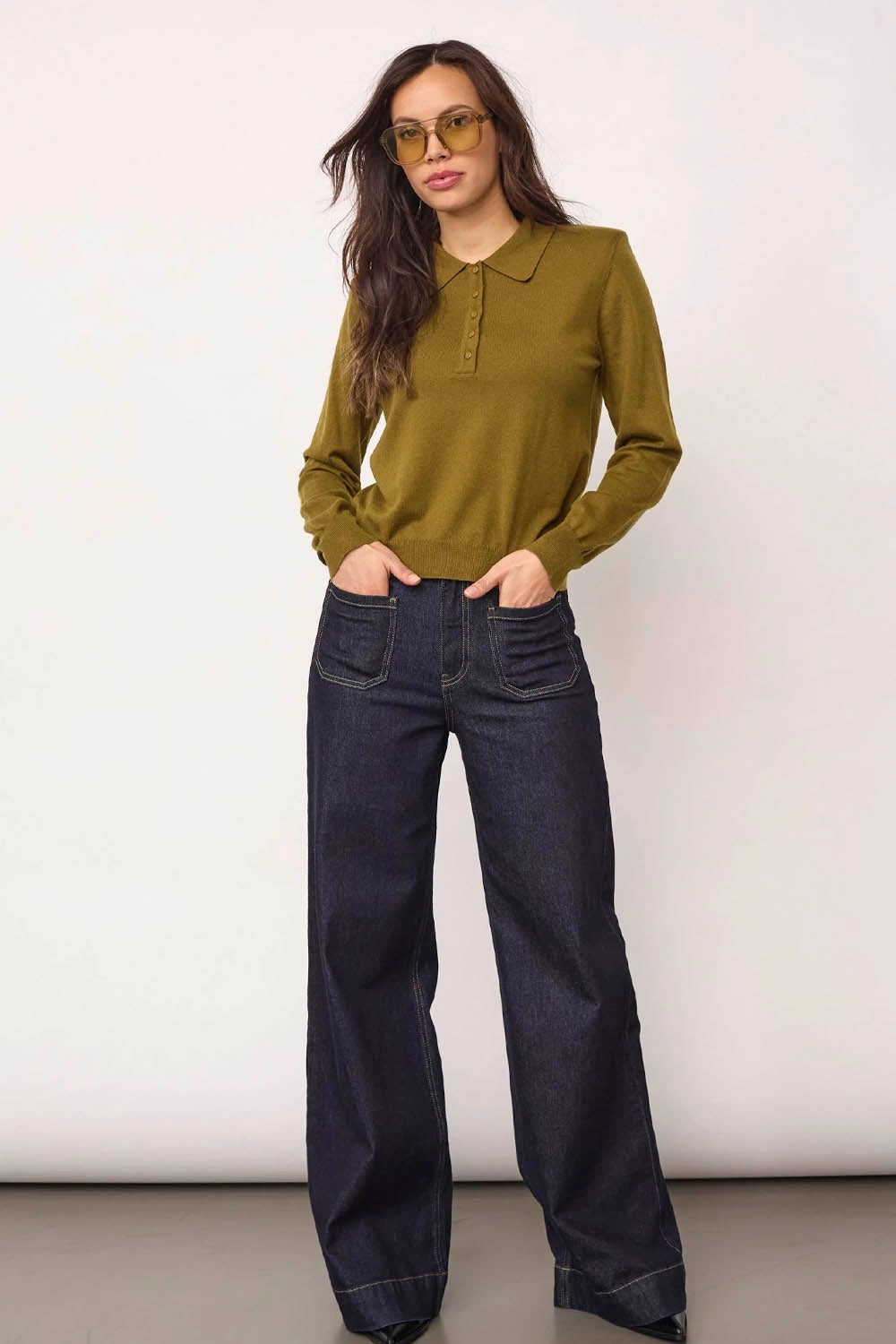 CO´COUTURE - CORYCC PADDED POLO KNIT