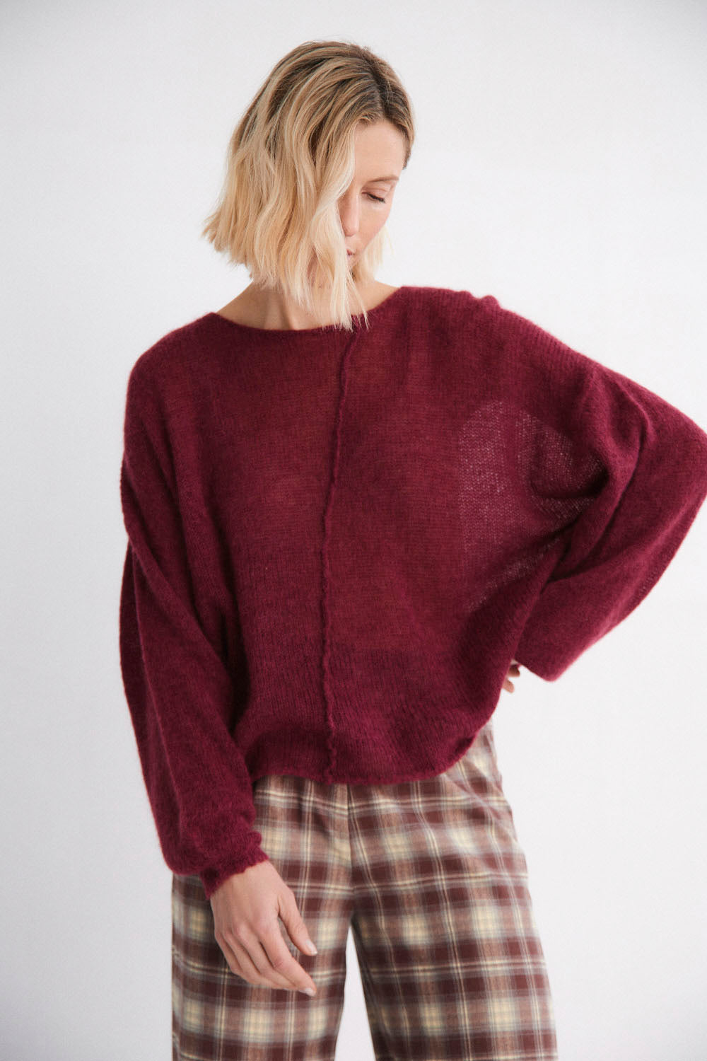 MUS & BOMBON - LUMEN SWEATER - FUCSIA