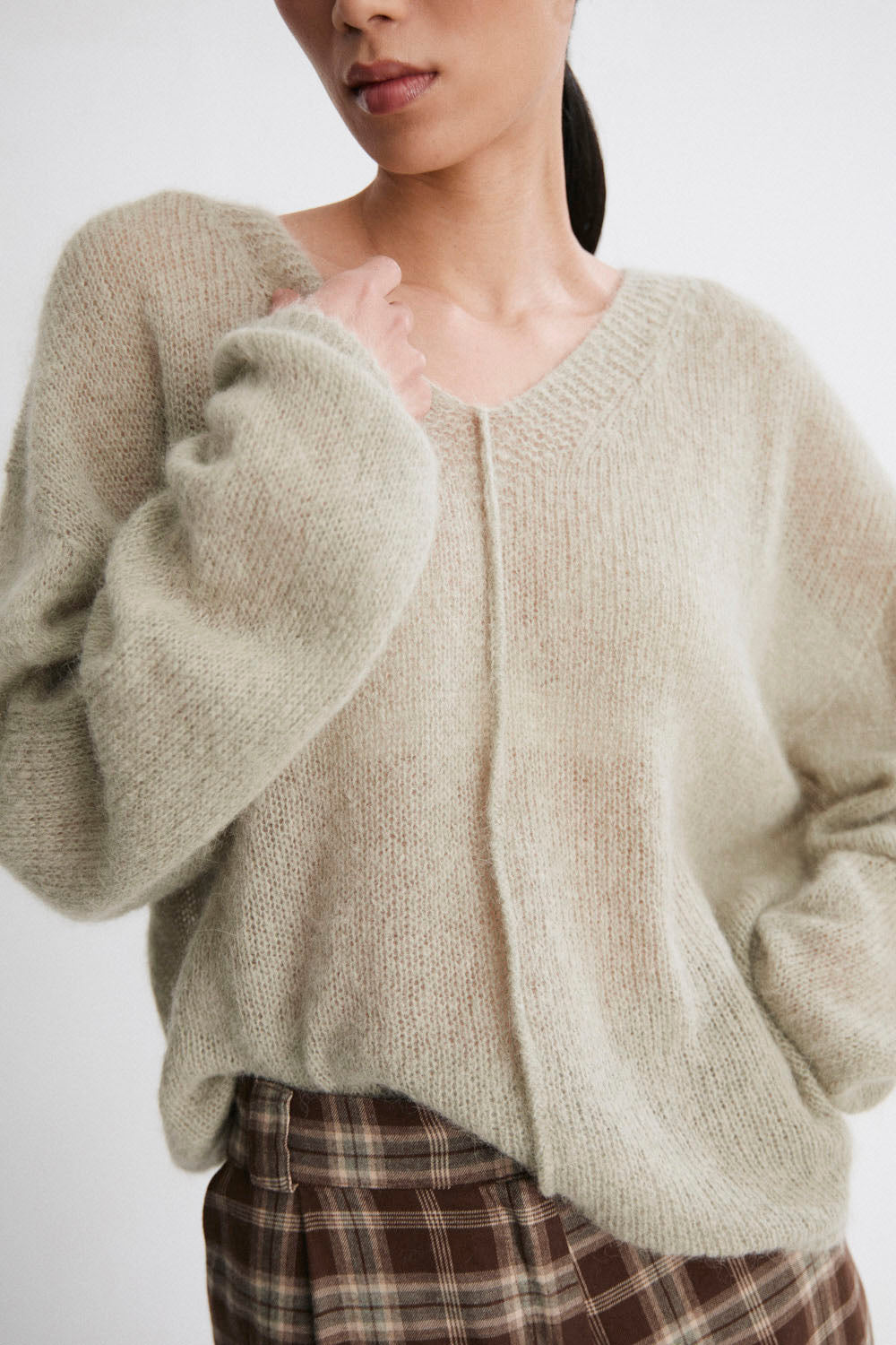 MUS & BOMBON - LUMEN SWEATER - GREEN