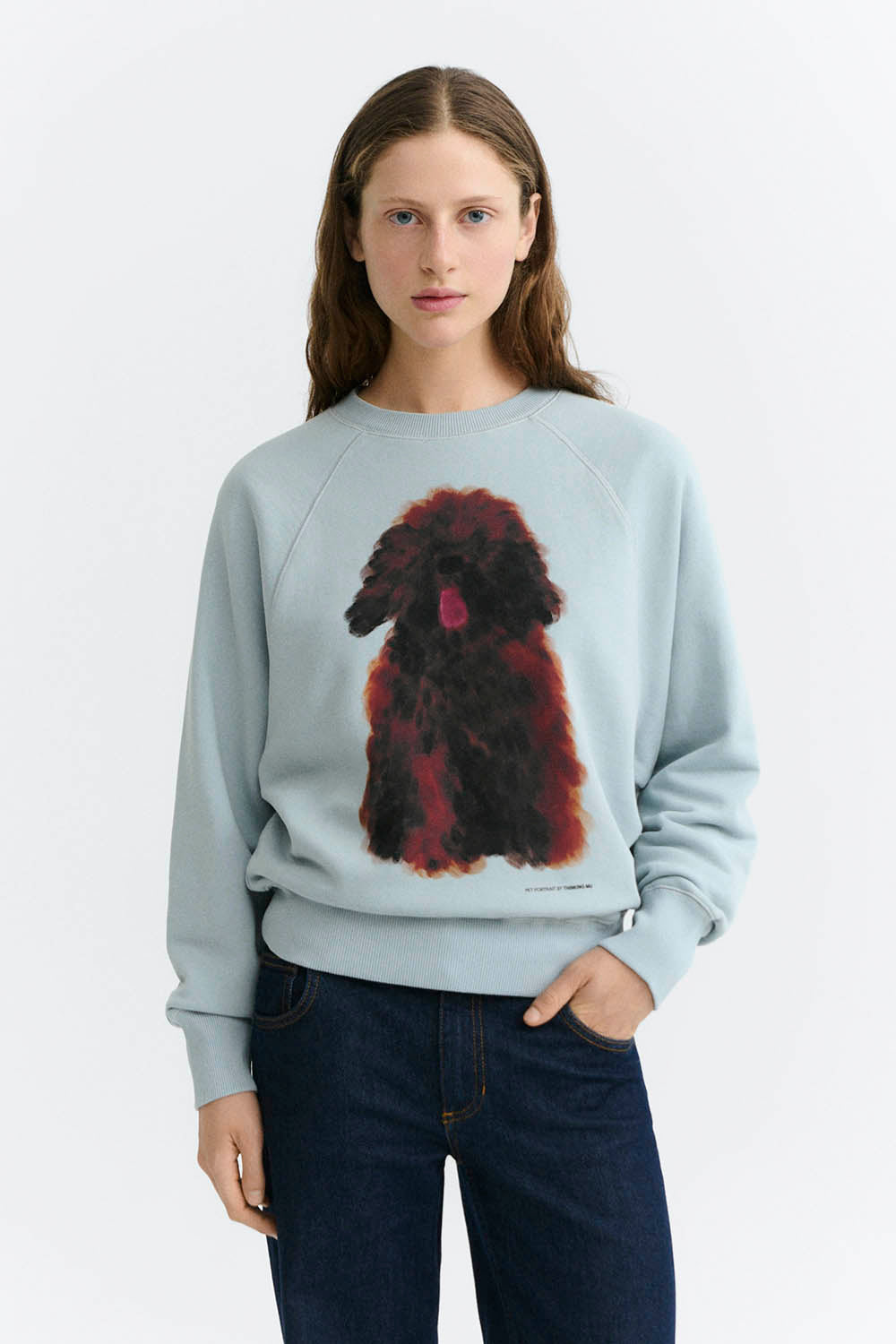 THINKING MU - BONNIE SWEATSHIRT - PET PORTRAIT