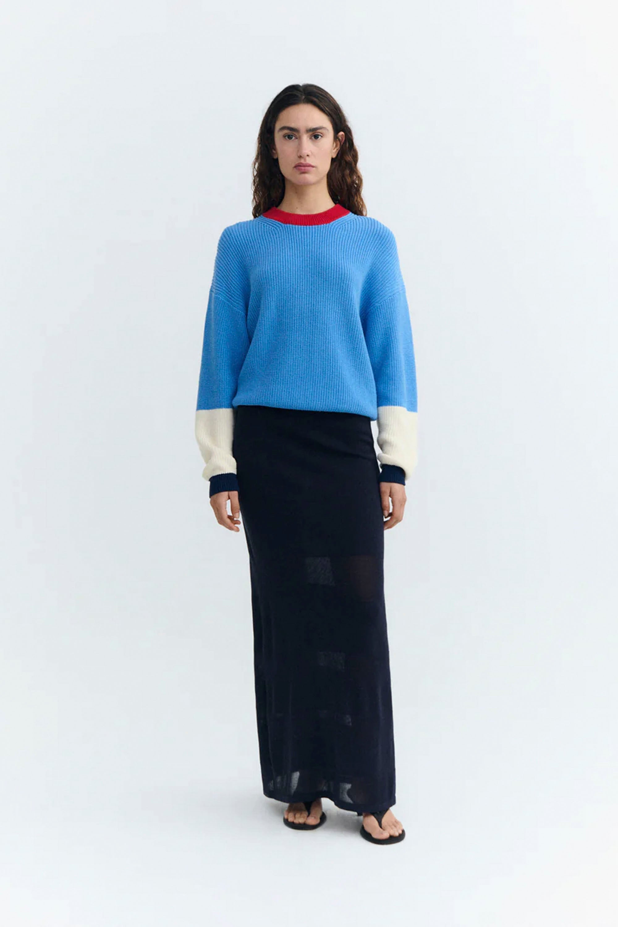 THINKING MU - CARMEN KNITTED SWEATER