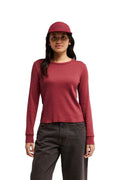 QUIKSILVER - MACETOWN TEE - OXBLOOD RED