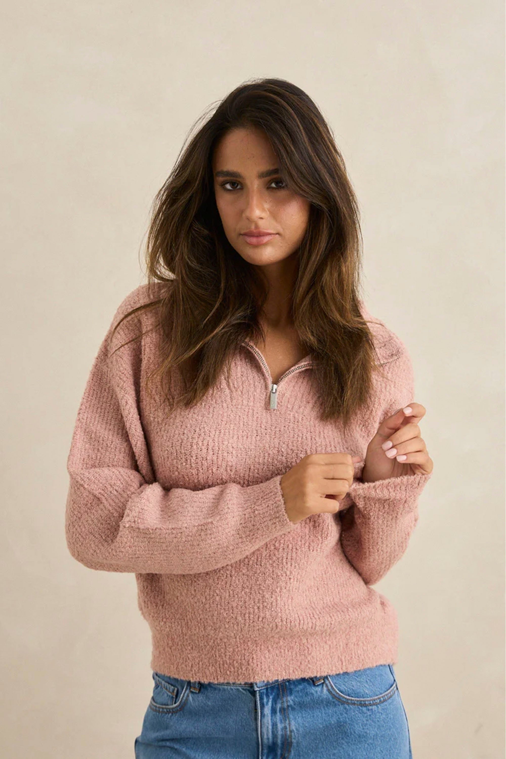 RHYTHM - QUINN ZIP KNIT