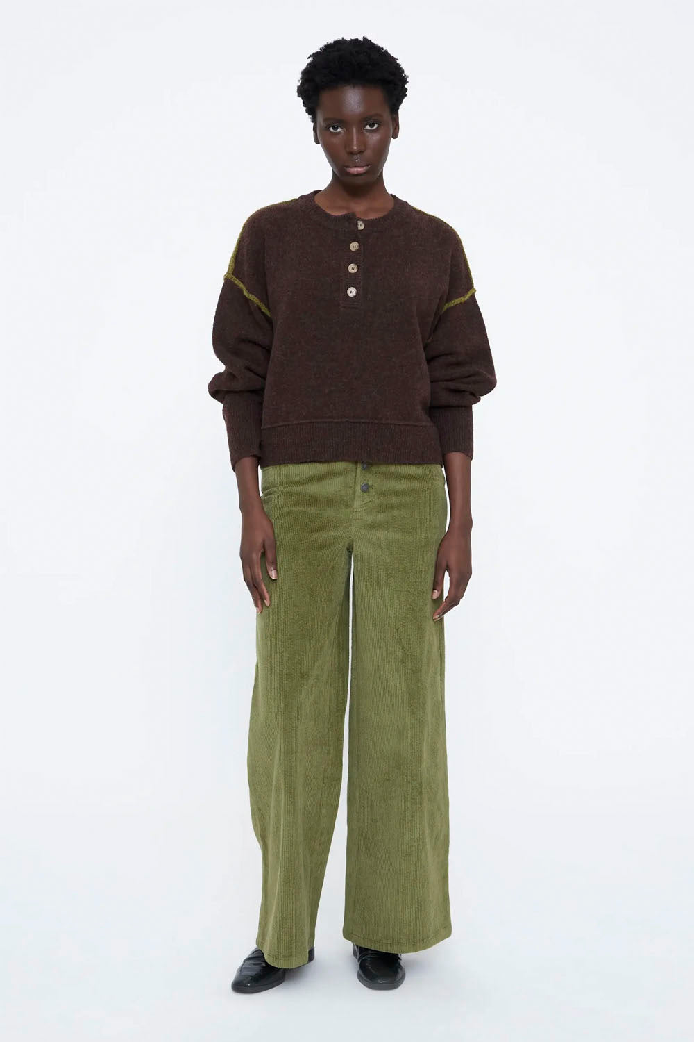 WILD PONY - BROWN SWEATER