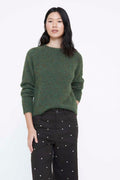 WILD PONY - DARK GREEN SWEATER