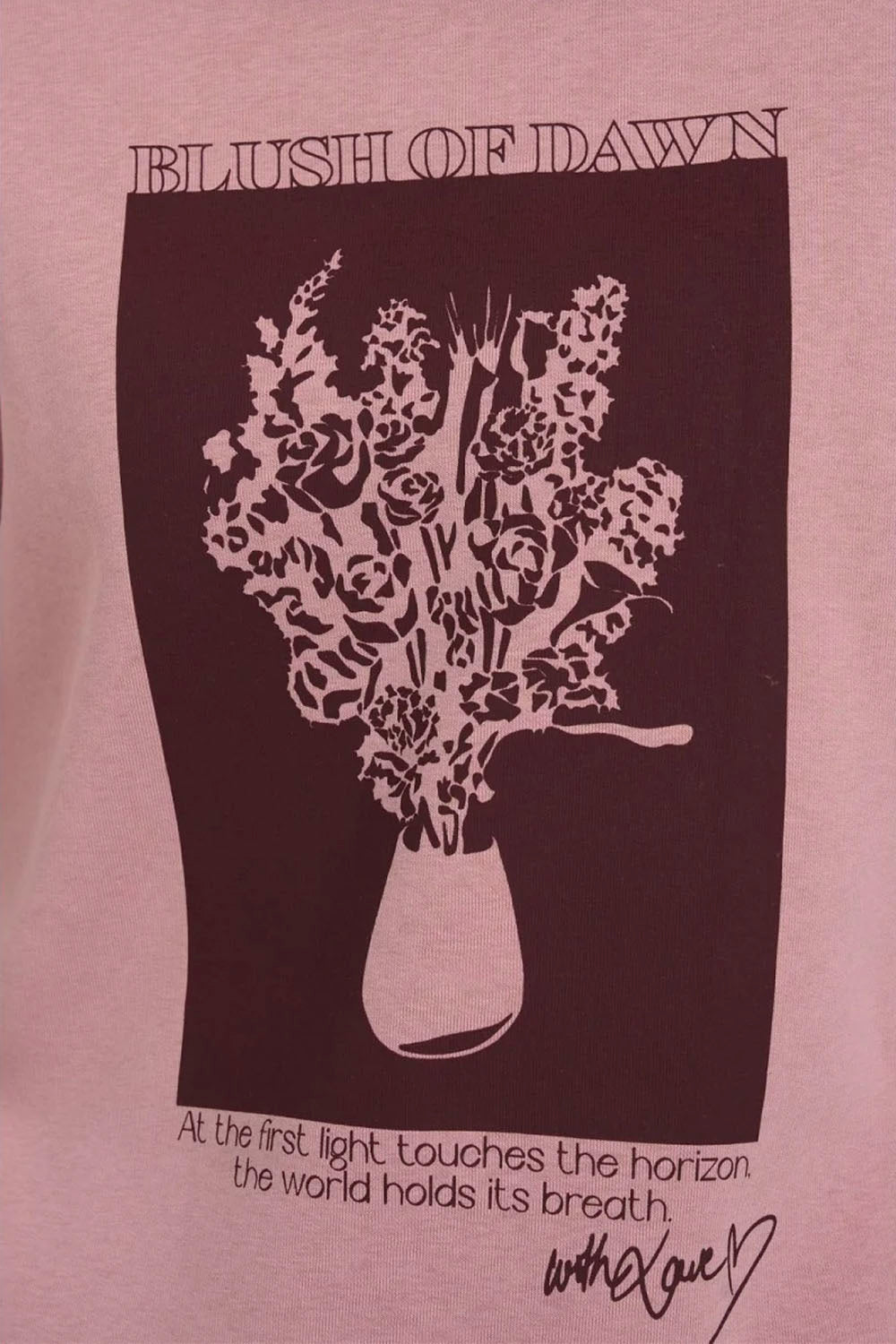 24COLOURS - BLUSH SWEATSHIRT - ROSE