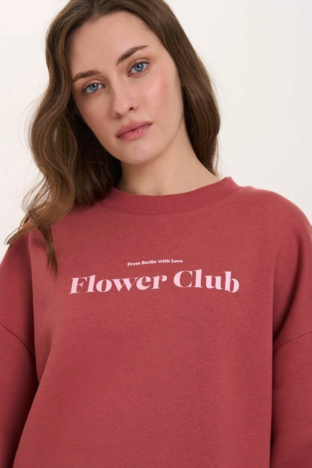 24COLOURS - FLOWER CLUB SWEATSHIRT - ROSE