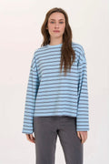 24COLOURS - STRIPED BLUE SWEATSHIRT