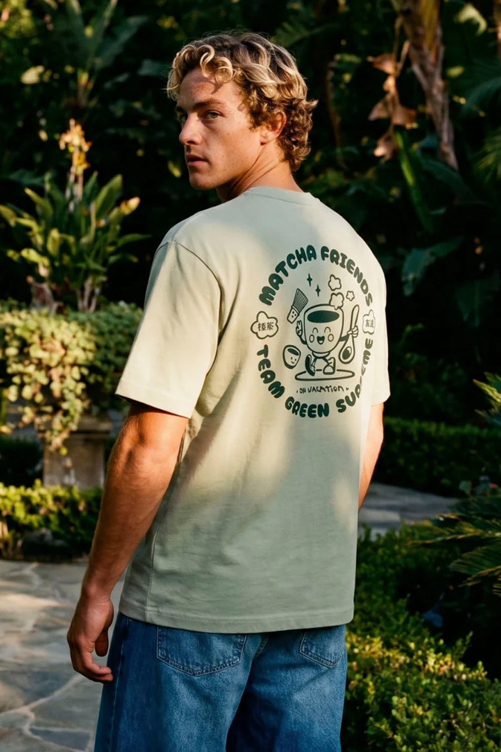 ON VACATION - MATCHA FRIENDS T-SHIRT