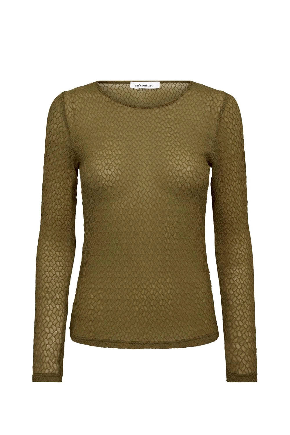 CO´COUTURE - SVALACC O-NECK BLOUSE