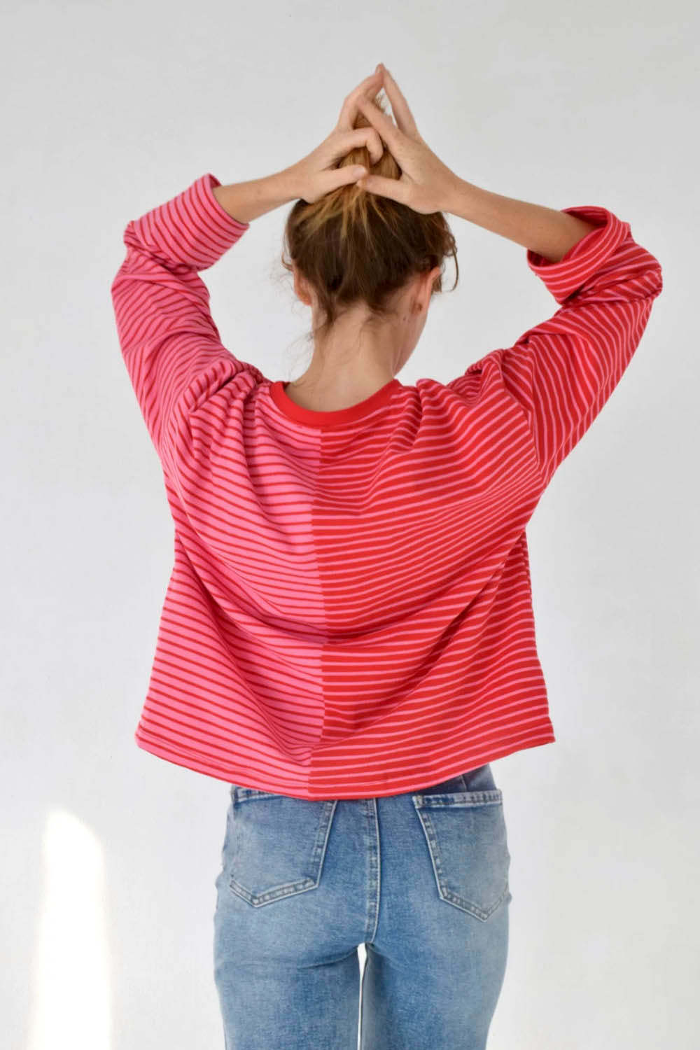MIND TRAVELER BCN - MARIONA LONG SLEEVE TEE - RED PINK