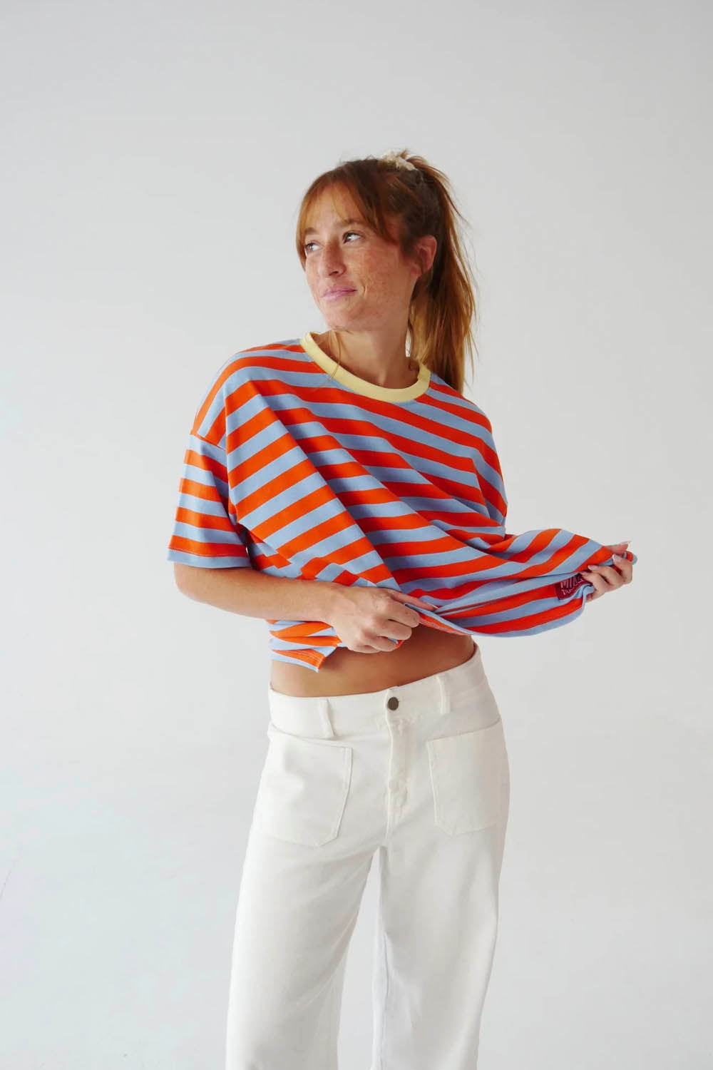 MIND TRAVELER BCN - NUNU TEE - ORANGE SKY
