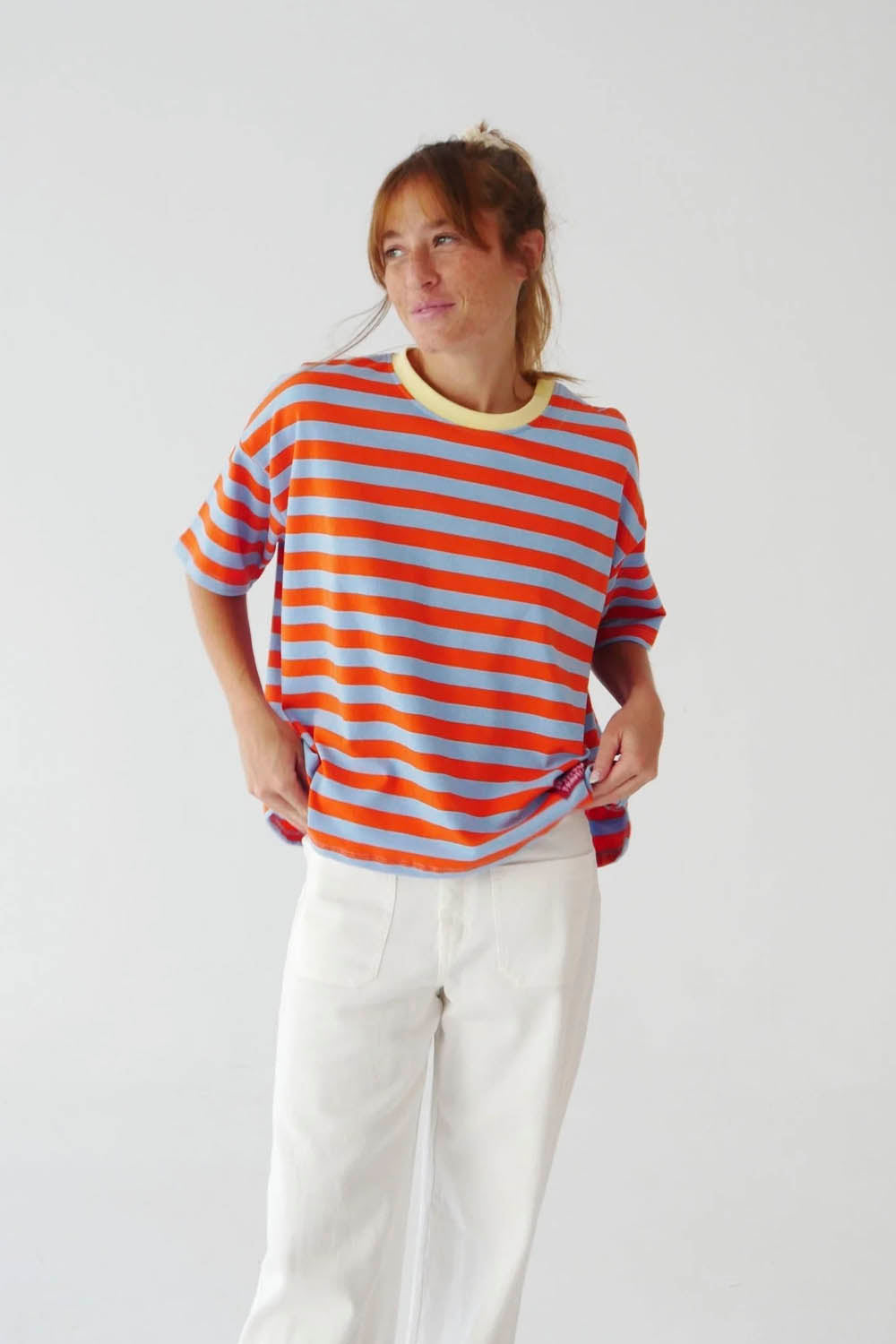 MIND TRAVELER BCN - NUNU TEE - ORANGE SKY