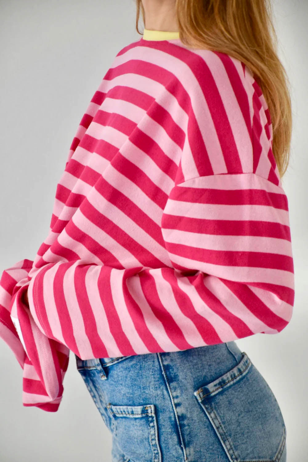 MIND TRAVELER BCN - NURIA LONG SLEEVE TEE - PINK FUCHSIA