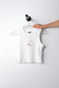 PUKAS SURF SHOP - NO DRAMA TANK TEE - WHITE