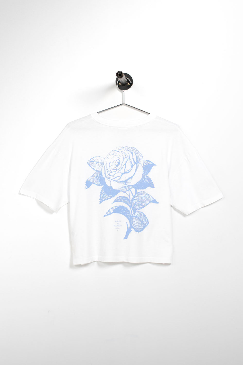 PUKAS SURF SHOP - WAVES AND FLOWERS TEE - WHITE