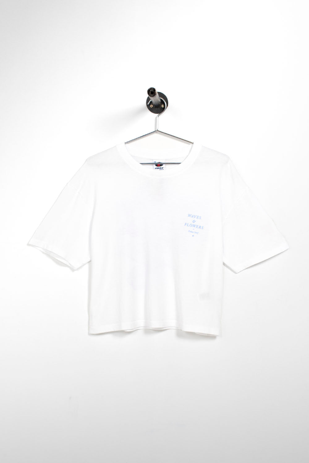 PUKAS SURF SHOP - WAVES AND FLOWERS TEE - WHITE