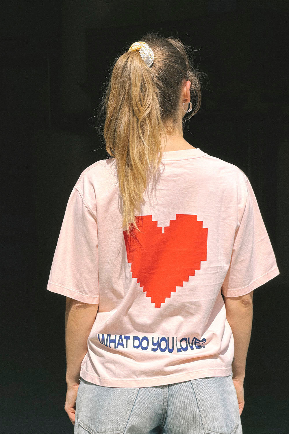 PUKAS SURF SHOP - YOU LOVE OVERSIZED TEE - ASH ROSE