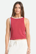 BRIXTON - CAREFREE ORGANIC CROPPED TANK