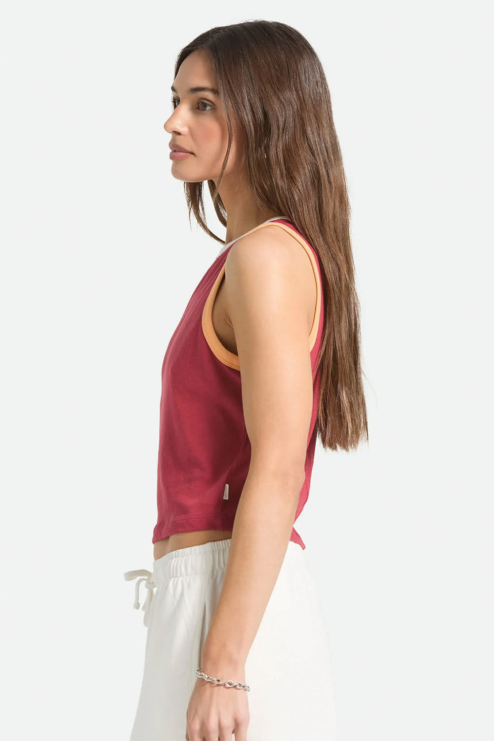 BRIXTON - CAREFREE ORGANIC CROPPED TANK