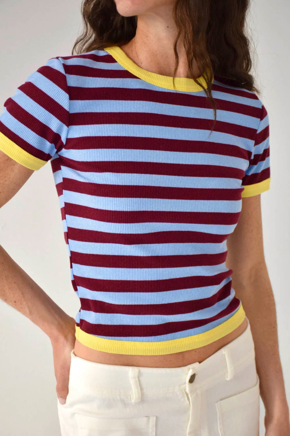 MIND TRAVELER BCN - TIARA TOP - BURGUNDY SKY